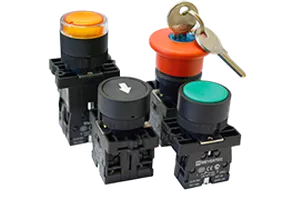 Кнопки, переключатели, лампы в пластиковом исполнении IP40 Meyertec MTB2-E
