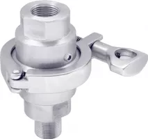 Мембранные разделители сред Росма, штуцерное присоединение с клэмповым хомутом